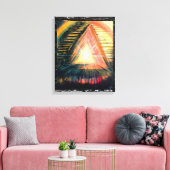 Heillicht Leinwanddruck (Insitu (Wohnzimmer))