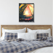 Heillicht Leinwanddruck (Insitu (Schlafzimmer))