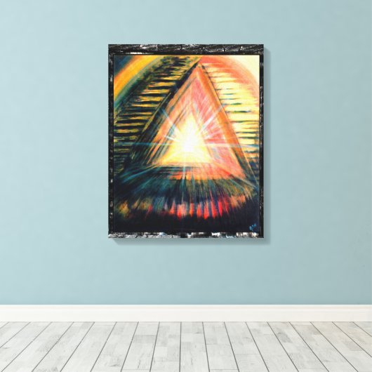 Heillicht Leinwanddruck (Insitu (Holzboden))