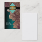 Heilmineralien Amethyst & Quarzkristalle Visitenkarte (Vorne/Hinten)