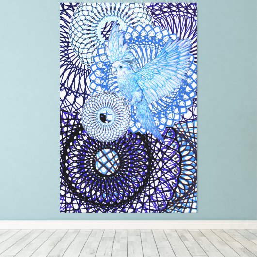 Heilparaket Leinwanddruck (Insitu (Holzboden))