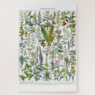 Heilpflanzen & Blumen von Adolphe Millot Puzzle