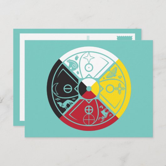 Heilrad Postkarte (Vorne/Hinten)