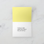 Heilschläfer-Frosch-Wurfkarte Karte (Innenseite)