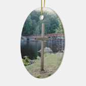 Heilskreuz Keramikornament (Links)