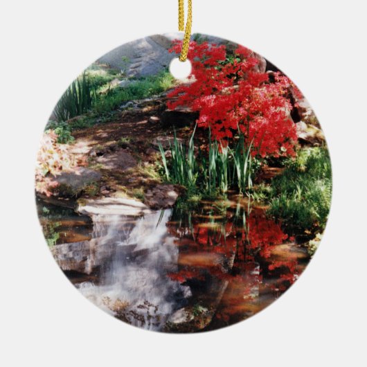 Heilstelle & Heilwasser Keramik Ornament (Vorne)