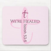 Heilt durch Jesus Bible Verse Christlicher Glaube Mousepad (Vorne)