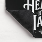 Heilt durch seine Hände Diabetes Bewusstsein Mousepad (Ecke)