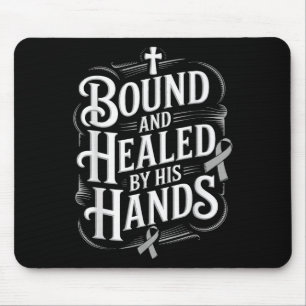 Heilt durch seine Hände Diabetes Bewusstsein Mousepad