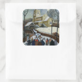 Heiltag Quadratischer Aufkleber (Tasche)