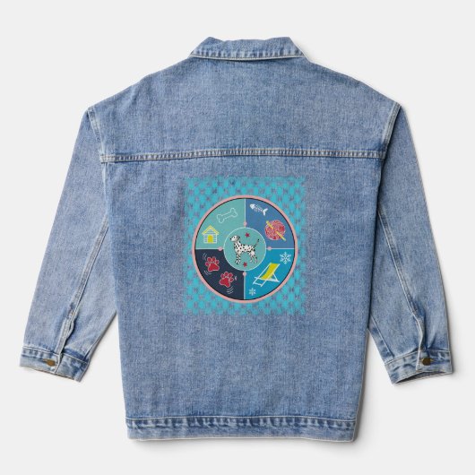 Heiltherapie Jeansjacke (Rückseite)