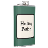 Heiltrank mit Vinyl umwickelte Flasche Flachmann (Rechts)