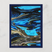 Heilung auf allen Ebenen Marmorpostkarte Postkarte (Vorderseite)