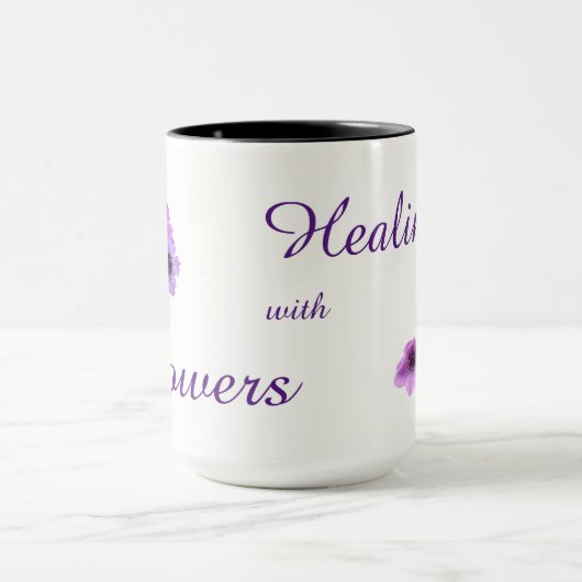 Heilung bei der Gestaltung von Blume Tasse (Zentrum)