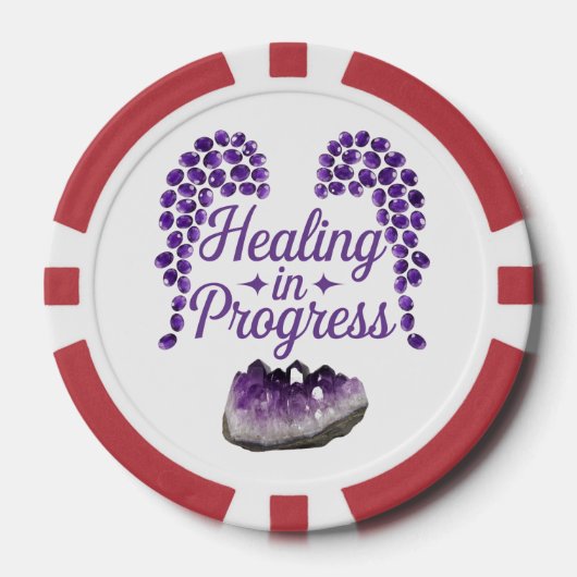 Heilung bei Fortschrittsbeladung Pokerchips (Vorderseite)
