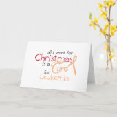 Heilung bei Leukämie Karte (Gelbe Blume)