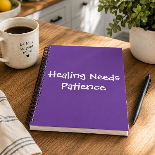 Heilung Braucht Geduld Wellness Notizblock