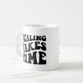 Heilung braucht Zeit Tasse (Vorderseite Links)