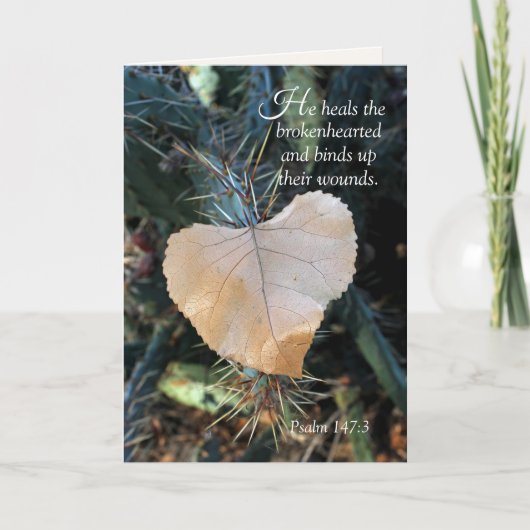 Heilung der herablassenden Komfortkarte Karte (Vorderseite)