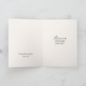 Heilung der herablassenden Komfortkarte Karte (Innenseite)