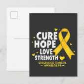 Heilung der Hoffnung Liebe Stärkung des Bewusstsei Ankündigungspostkarte (Vorne/Hinten)