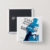 Heilung der Jugendkriminalität in den Slums Button (Vorne & Hinten)