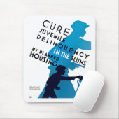 Heilung der Jugendkriminalität in den Slums Mousepad (Mit Mouse)