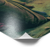 Heilung des Blinden Mannes durch Carl Bloch Fotodruck (Ecke)