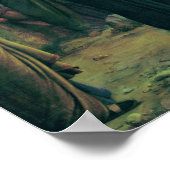 Heilung des Blinden Mannes durch Carl Bloch Poster (Ecke)