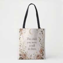 Heilung des inneren Kindes Vintage-Blumen-Zitat