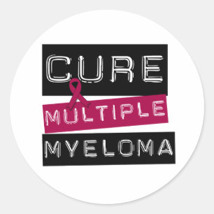 Heilung des Multiplen Myeloms Runder Aufkleber