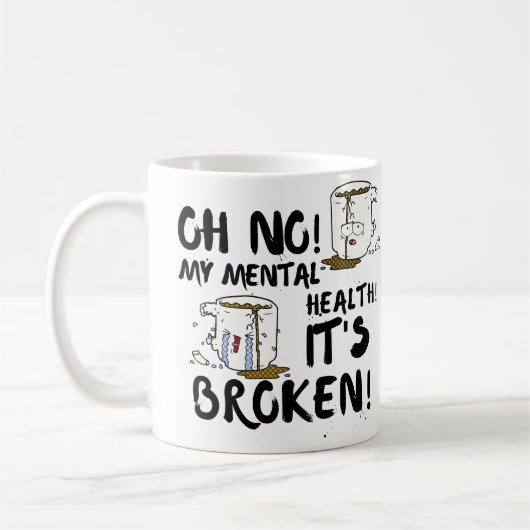 Heilung durch Brokenness Kaffeetasse (Links)