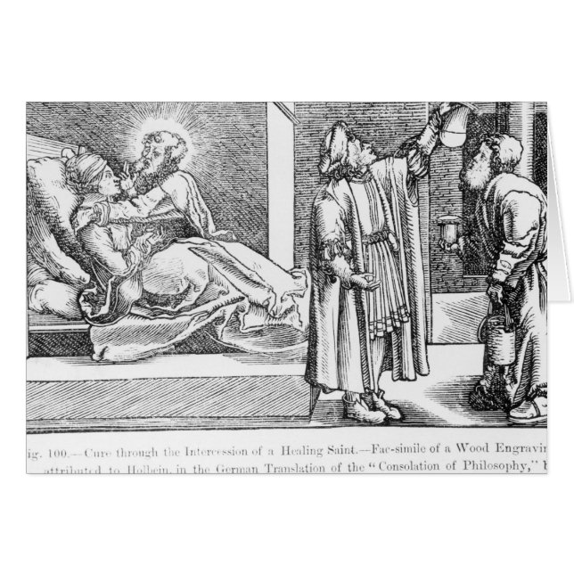 Heilung durch die Fürbitte eines Heilens (Vorderseite (Horizontal))