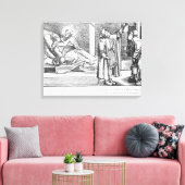 Heilung durch die Fürsprache einer Heilung Leinwanddruck (Insitu (Wohnzimmer))