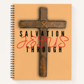 Heilung durch Jesus Orange Notizblock (Vorderseite)