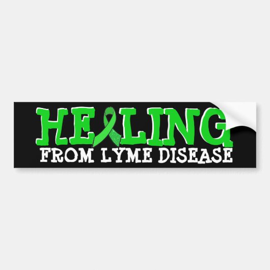 Heilung durch Lyme-Autoaufkleber Autoaufkleber (Vorne)