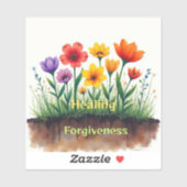 Heilung erfordert Vergebung Aufkleber (Blatt)