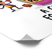 Heilung für Dummköpfe - Humorer Weisheim-Pop Poster (Ecke)