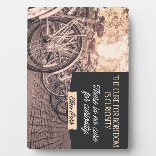 Heilung für Langeweile Fotoplatte (Vorderseite)