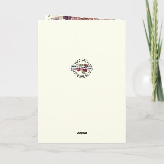 Heilung Gebet Blume Jungfrau Mary Karte (Rückseite)