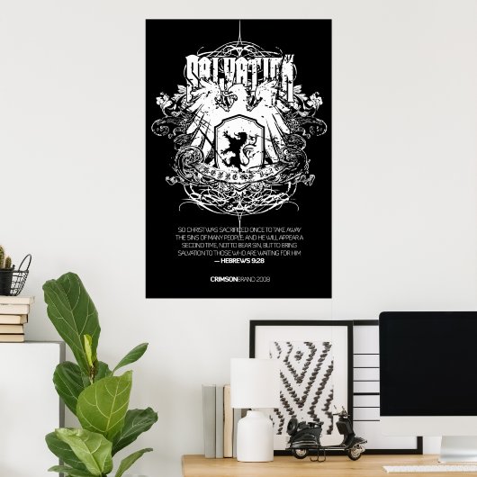 Heilung - Hebräer 9:28 Poster (Heimbüro)