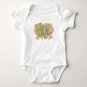 Heilung Herz Word Art Baby Kleidung Strampler