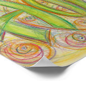 Heilung Hoffnung Word Kunst Inspiration Poster Pri (Ecke)