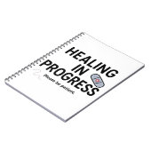 Heilung im Gange - Journal Notizblock (Linke Seite)