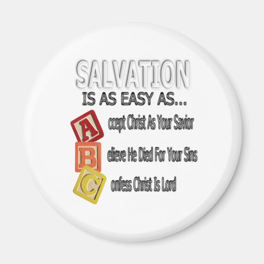 Heilung ist einfach wie ABC Magnet (Vorne)