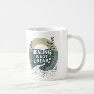 Heilung ist nicht linear - Motivierend Tasse von Z