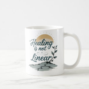 Heilung ist nicht linear - Motivierend Tasse von Z