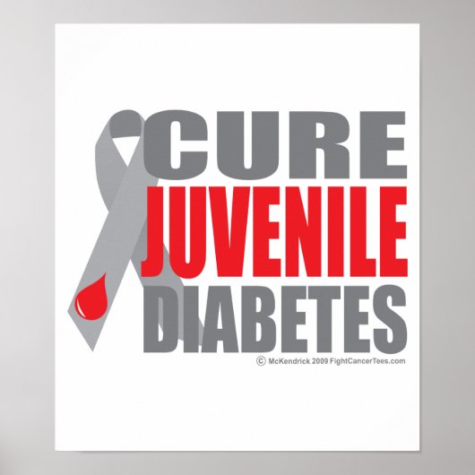 Heilung juveniler Diabetes Poster (Vorne)