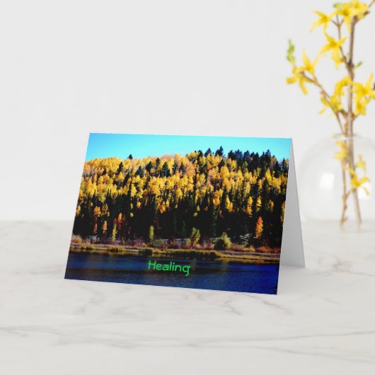 Heilung Karte (Gelbe Blume)