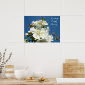 Heilung Kümmernd Pflegeplakate Blauer Himmel Blühe Poster (Küche)